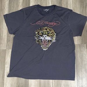 Vintage EdHardy Tiger Tee Shirt Mens XL